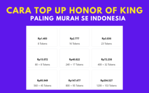 Top Up Honor Of King