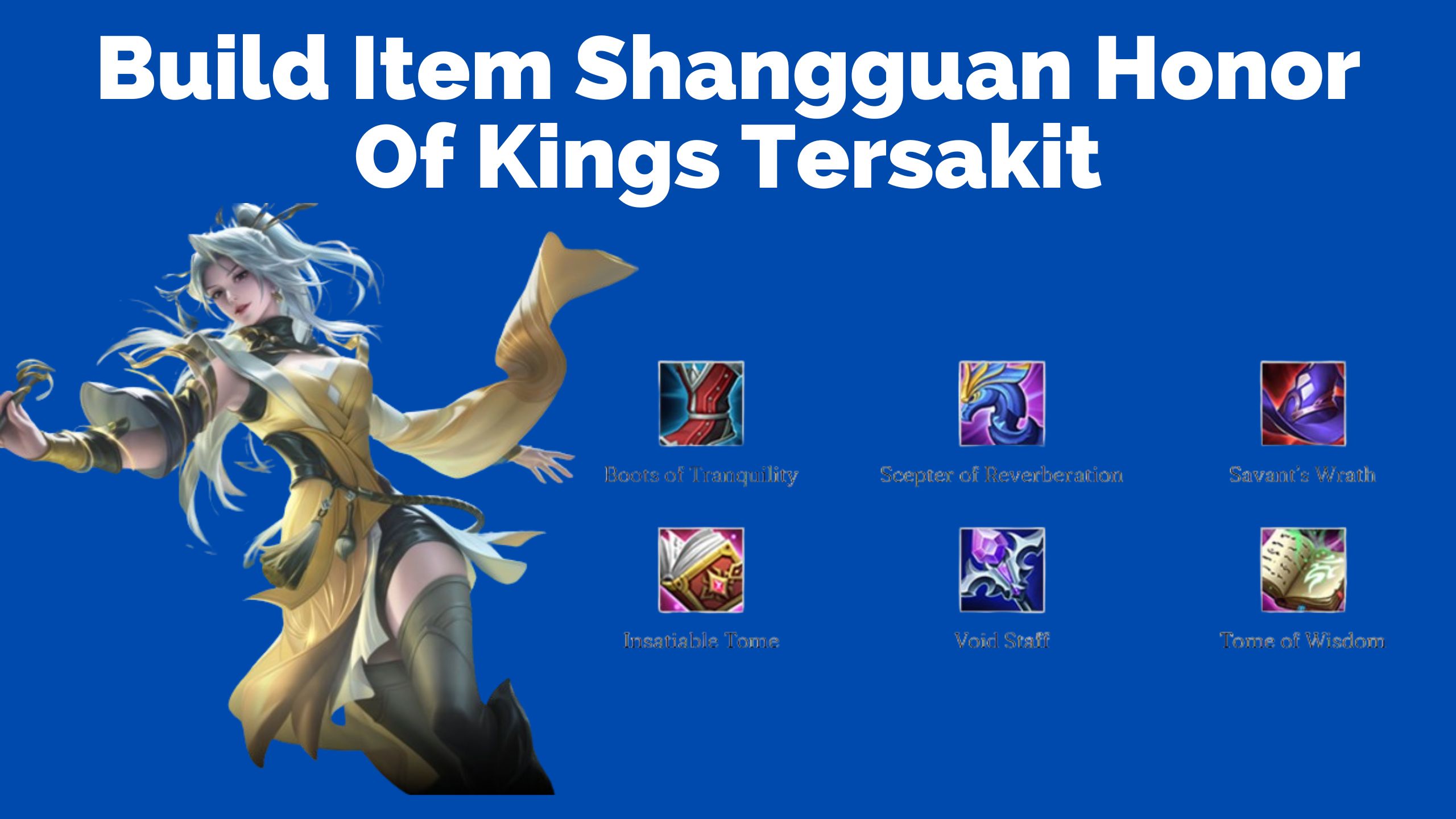 Build Item Shangguan Honor Of Kings