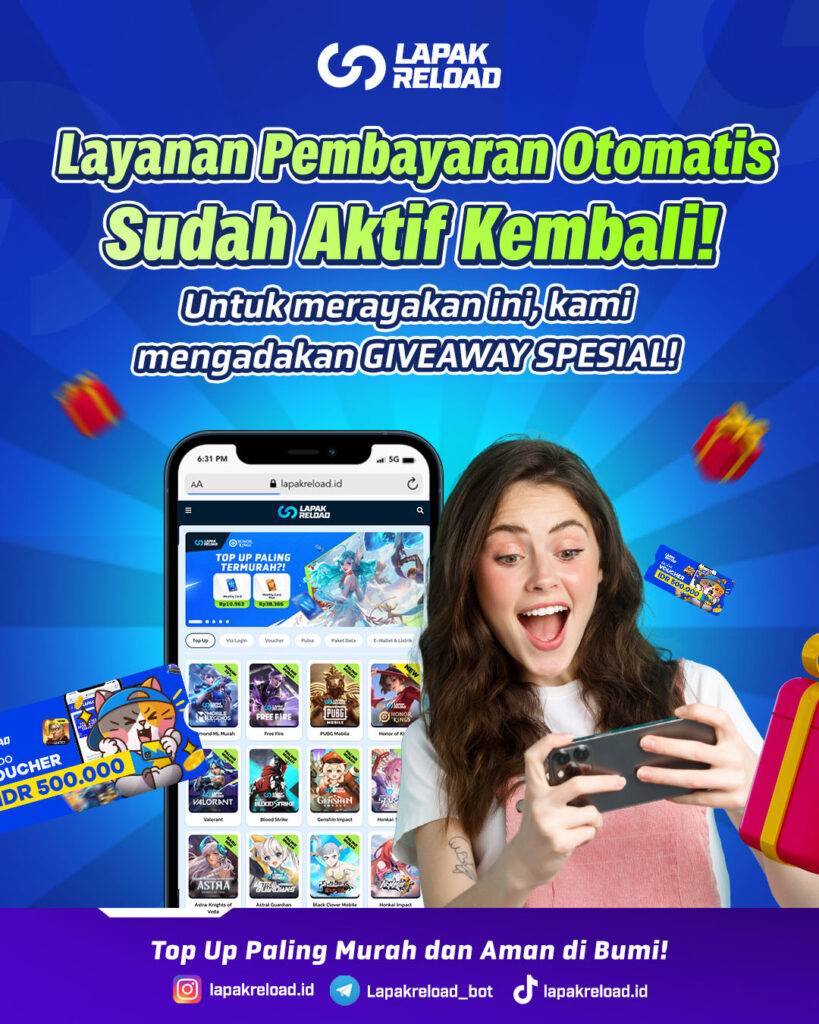 Mau Saldo Gratis Total 2.5 Juta Rupiah? Ikutan Giveaway LapakReload!